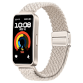 Miniatyrbild 1 av 6: Nylonflätat armband för Huawei Band 10 9 8 Justerbart magnetspänne Armbandsur Huanwei Band 10/9/8 Tillbehör correa Starlight For Huawei Band 8
