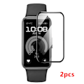 Miniatyrbild 1 av 6: 9D Böjd Skyddsfilm För Huawei Band 9 8 7 6 Smartwatch Skärmskyddsfilmer För Huawei Band 7 8 9 Anti-repa Mjuk Film 2PC For Huawei band 9