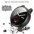 Miniatyrbild 5 av 6: TPU Klockfodral För Garmin Vivoactive 4 4S Venu 2 2S Smart Klockskydd Skärmskydd Skal Skyddsram Stötfångare silver For Garmin Venu 2S