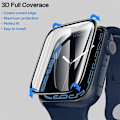 Miniatyrbild 3 av 6: Skärmskydd för Apple Watch Series 10 9 8 7 6 46mm 42mm 49mm 41mm 45mm 40mm 44mm 3D Film Tillbehör för iWatch Ultra2 49mm Series 10 42mm 2 PCS