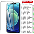 Miniatyrbild 1 av 6: 9D Fulltäckande Skyddsglas För iPhone 14 13 12 11 Pro Max Skärmskydd För iPhone 6 7 8 Plus X XS Max XR MINI Glas For iPhone XS Max Black