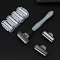 Miniatyrbild 4 av 7: Rakapparat Ny design för män Razor Rakning Fem lager Rakapparat Återanvändbar Razor Importerad Blade Gray