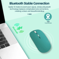 Miniatyrbild 5 av 7: Bluetooth -mus för iPad Samsung MatePad Lenovo MiPad Android Windows Tablet Batteri Trådlös mus för bärbar bärbar dator Yellow