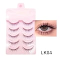 Miniatyrbild 1 av 6: Ny Manga Lashes Mjuka Naturliga Ögonfransar Tjocka Falska Ögonfransar Manga Ögonfransar Daglig Dating Makeup Ögonfransar Lastar Önska Ppy LK04
