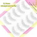 Miniatyrbild 4 av 6: Dröm Deer 5 Par Falska Ögonfransar En Typ Ögonfransar Uppgraderad Lash V-Formad 0.14Mm Transparent Stam Mjuk Naturligt Öga Lashes Mink W-2