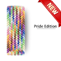 Miniatyrbild 1 av 5: Flätat Solo Loop Armband för Apple Watch 44mm 45mm 42mm 40mm 41mm 46mm Armband correa iwatch Series Ultra 2 10 9 SE 8 7 6 5 Rem NEW Pride Edition L