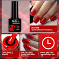 Miniatyrbild 4 av 6: LILYCUTE 5 st/set 7ML Rödbrun Nagelgel DIY Nagelkonst Semi-Permanent UV Gel Polish Långvarig Design Manikyr Kit Tillbehör 241172