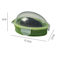 Miniatyrbild 6 av 6: Kylskåp Crisper Hom Spara Utrymme Kök Acceesories Container Organisator Lagringslåda Frukt Och Grönsaks Förvaringslåda Plada Fysiskt green