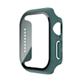 Miniatyrbild 1 av 6: Härdat Glas+Skal För Apple Watch 38mm 40mm 41mm 42mm 44mm 45mm 46mm Skärmskydd Skyddande Fodral iWatch 10 8 7 9 6 SE 5 Official Green Series 7 8 9 45MM