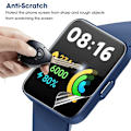Miniatyrbild 6 av 6: Hydrogel Film för Xiaomi Redmi Watch 3 5 Lite 5 Smartwatch Tillbehör Böjd Mjuk Skärmskydd Klocka 4 3 5 Active Inte Glas 1PC Redmi Watch 3 Lite