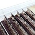 Miniatyrbild 4 av 6: Natuhana Lashes 3D W Form Matt Ögonfrans Extension Klöver Fans Ögonfransar Individuell Premade Ryska Volym Fan Mink Falk Sminka 0.07mm LC