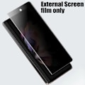 Miniatyrbild 1 av 6: Anti-Spion Tittskydd Hydrogel Film För Samsung Galaxy Z Fold 2 3 4 5 6 SE W23 W24 W25 Mjukt Yttre Inre Skärmskydd Only External Film For Samsung W21