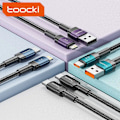Miniatyrbild 5 av 6: Toocki USB Typ C Kabel Snabbladdning USB C Laddningskabel För iPhone 15 14 13 12 11 Huawei P40 P30 Realme Oppo Oneplus 1m 2m 60W C to C Pueple 2m