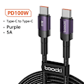 Miniatyrbild 1 av 6: Toocki USB Typ C Kabel Snabbladdning USB C Laddningskabel För iPhone 15 14 13 12 11 Huawei P40 P30 Realme Oppo Oneplus 1m 2m 60W C to C Pueple 2m