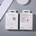 Miniatyrbild 1 av 6: SAMSUNG 45W Super Snabbladdare för Galaxy S24 Z Flip Fold 5 4 3 2 S24 S23 S22 Note20 Ultra Plus A55 5A USB C till USB C PD-kabel EU set White