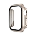 Miniatyrbild 1 av 6: Härdat Glas+Skal För Apple Watch 38mm 40mm 41mm 42mm 44mm 45mm 46mm Skärmskydd Skyddande Fodral iWatch 10 8 7 9 6 SE 5 starlight Series 7 8 9 45MM