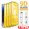 Miniatyrbild 1 av 6: 1-4 st 9D Skyddsglas för iPhone 16 15 11 12 13 14 Pro Max 15Plus Skärmskydd för iPhone XR X XS MAX Härdat Glas For iphone 11Pro Max 1PCS