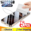 Miniatyrbild 1 av 6: 5 st Hydrogel Film för IPhone 16 14 13 12 11 15 Pro Max Mini 7 8 14 15 16 Plus Skärmskydd för IPhone X XR XS MAX Inte Glas For iPhone 16Pro Max Hydrogel film