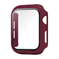 Miniatyrbild 1 av 6: Glas+Skal För Apple Watch Fodral 9 8 7 6 SE 5 iWatch Tillbehör Skärmskydd Apple watch serie 44mm 40mm 41mm 45mm 42mm 38mm 18 wine red Series456 SE 44MM