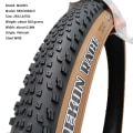 Miniatyrbild 6 av 7: REKON RACE MTB Steel Tire 27,5X2,25 29X2,25 29X2,40 Unfolded är ett utmärkt val för torra XC-spår och kortbaneracing. 29X2.25 WIRE Y EXO
