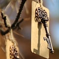 Miniatyrbillede 3 af 5: Nøgleflaskeåbner 25 stk. Nøgleflaskeåbner med Kraftpapir Gavemærker og Snor til Bryllupsgaver