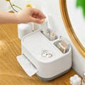 Miniatyrbillede 5 af 5: Multifunktionel opbevaringsboks til servietter i stuen - Opbevaringsboks til papirservietter til skrivebordet - Opbevaringsorganisator til husholdningen