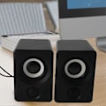 Miniatyrbilde 4 av 5: Surround datamaskinhøyttalere med stereo USB-kablet drevet multimediehøyttaler for PC / bærbare datamaskiner / Smart Ph