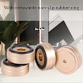 Miniatyrbillede 3 af 5: 4 stk. Drejeskive Isolationsfødder Pads Aluminium Højttaler Spikes Stand Fod Kegler Base Måtte til Audio Lyd