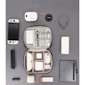 Miniatyrbillede 3 af 5: Multifunktionel elektroniktaske, kabelarrangør, vandtæt elektrisk kabelopbevaringspose, opbevaring til kabel, harddisk (sort)