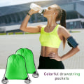 Miniatyrbilde 5 av 5: 2 stk. Snørepose Ryggsekk med Snøring Gym Bag Draw String Bags Pack Bulk Sack Svømmepose Draw String Ryggsekk