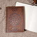 Miniatyrbillede 2 af 5: Læder Vintage Journal til Mænd Blød Omslag 256 Linjerede Sider Notebook 180 Lay Flat til Skrivning Rejsedagbog, 5,7'' x 8,3'', Brun