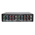 Miniatyrbild 1 av 5: RGB-komponentväxlare 5 RCA 3-vägs YPBPR-kabelkomponentväxlare AV-växlare för PS2 DVD-uppspelning