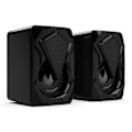 Miniatyrbilde 4 av 5: 2X X2 Datamaskinhøyttalere med Subwoofer for PC Stasjonær Datamaskin LED-belysning Hjemmekinosystem USB