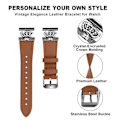 Pikkukuva 2 / 3: Type C Huawei Watch 2/GT 2 42mm/GT 3 42mm -kelloon Aito Lehmännahkainen Kellonranneke Mustalla Style D