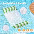 Miniatyrbillede 3 af 5: Oppustelige pool floats til voksne - oppustelige pool floats med luftpumpe, 2022 store sjove vandlegetøj som pool loungers - grøn