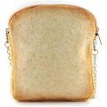 Miniatyrbilde 4 av 4: Smør Toast Skulderveske, Søt Plysj Mat Crossbody Håndveske for Kvinner