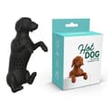 1 Set Tea Strainer Dense Hole Heat-Resistant Detachable Easy to Fill Good Permeability Cartoon Dog Shape Tea Diffuser Bar Tool KAESI Black