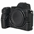 Pikkukuva 3 / 5: Tyyppi E Nikon Z 5/Z 6 II/Z 7 II Kamerakotelo Suuri Aukko Aitoa Lehmännahkaa Suoja Style B