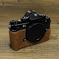 Miniatyrbild 3 av 5: Typ C För Nikon ZF PU Läder Kameraväska Batteriöppning Anti-fall Skyddande Fodral Style C