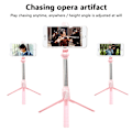 Pikkukuva 2 / 5: Retractable Selfie Stick Tripod with Detachable Wireless Remote Control and Tripod Selfie Stick-pink
