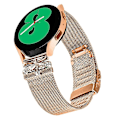Pikkukuva 3 / 5: Tyyppi B Huawei Watch 2/GT 2 42mm/GT 3 42mm Tyylikäs Ruostumaton Teräs Hopea 20mm Kellon Ranneke Style B