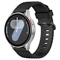 Miniatyrbild 4 av 5: Armband till Samsung Galaxy Watch3 45mm/Galaxy Watch 46mm, 22mm Silikonarmband Style A