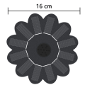 Miniatyrbilde 2 av 5: Solcelledrevne fuglebadfontener, solcelledrevet fontenepumpe for fuglebad, fuglebadfontene solcelledrevet vannfontene
