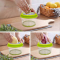 Miniatyrbillede 3 af 3: Citrus Lemon Orange Juicer, Manuel Håndpresser Med Indbygget Målekop Og Rivejern, Multifunktionel Manuel Juicer Med Reamers I Flere Størrelser Hvidløg G