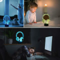 Miniatyrbilde 4 av 5: Hodetelefon Headset 3D Illusion Lampe 16Farge Nattlys, Smart Touch Sensor & Fjernkontroll Sengelamper Hjemmedekorasjon Barn