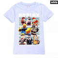 Miniatyrbilde 2 av 3: Ny Sommer Casual Kort Ermet T-skjorte Roblox Barn Bomulls T-skjorte Topp for Gutter og Jenter 140 White