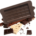 Miniatyrbillede 5 af 5: 4 stk. silikone chokoladeforme, 12 gitre + 24 gitre bræk fra hinanden non-stick belægning slikform bageplade