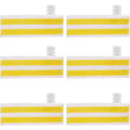 6-pack microfiber cloths, compatible with Karcher Easyfix SC 1, SC 2, SC 3, SC 4, SC 5 steam cleaners