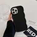 Miniatyrbild 1 av 5: New Model Suitable for Samsung S24Ultra Mobile Phone Case Macaron Mobile Phone Protective Shell Solid Color Soft Shell Black