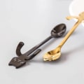 Miniatyrbillede 4 af 5: 4 stk. kattekaffeskeer, mini killinge-skeer i 4 farver, rustfrit stål, små skeer til dessert, kaffe, te, drikkeblanding